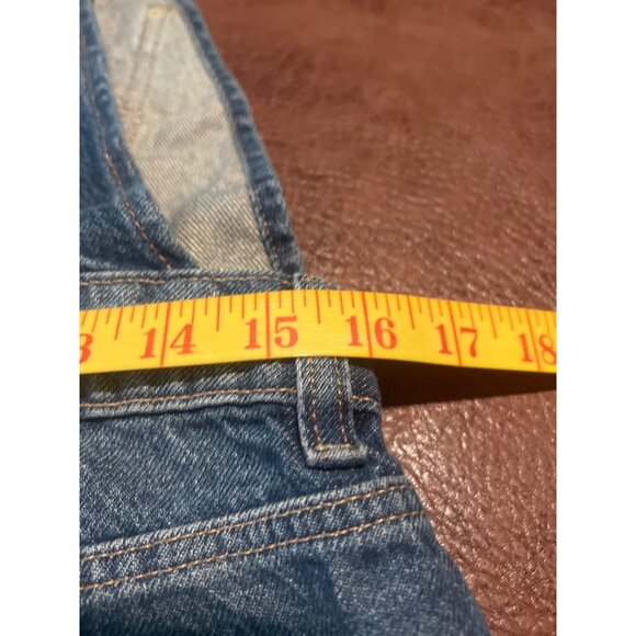 Free People Sunkiss Shorts Overall Denim Size 6 - Picture 7 of 8